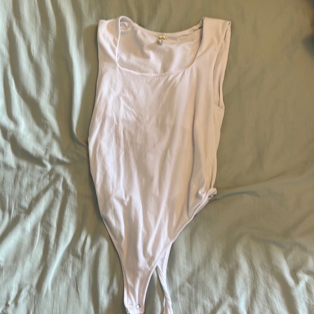NEW Free People white body suit tank top